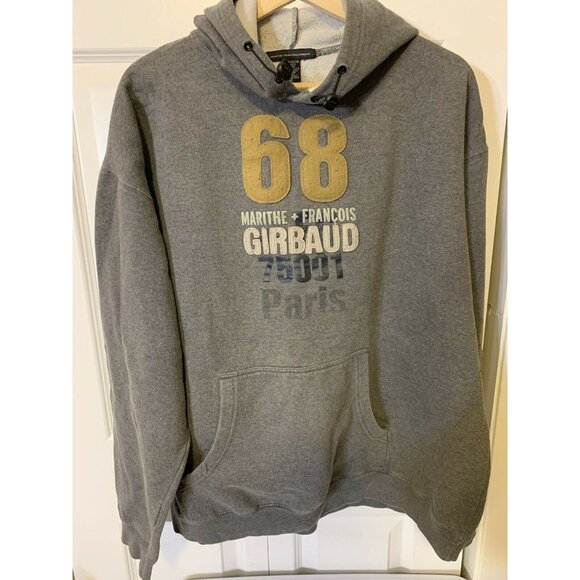 VTG 90s Marithe Francois Girbaud Men’s Sz XXL Hoodie Grunge Gray - Picture 3 of 7